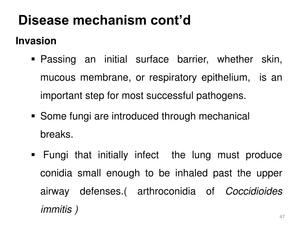 disease mechanism cont d 1