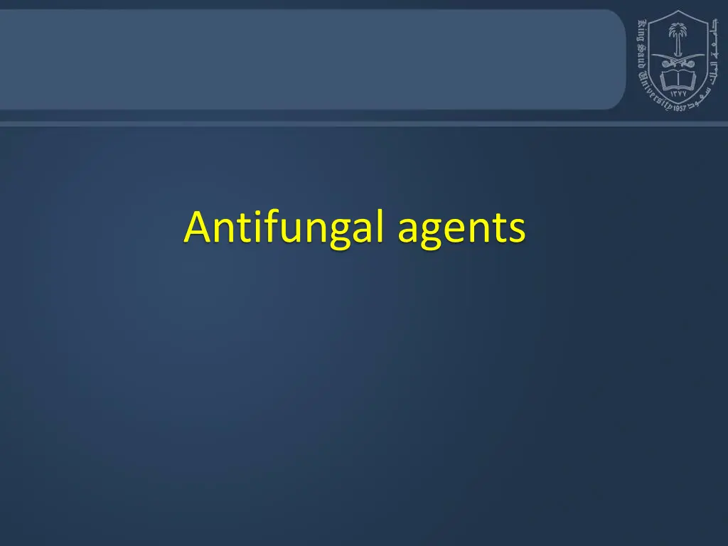 antifungal agents