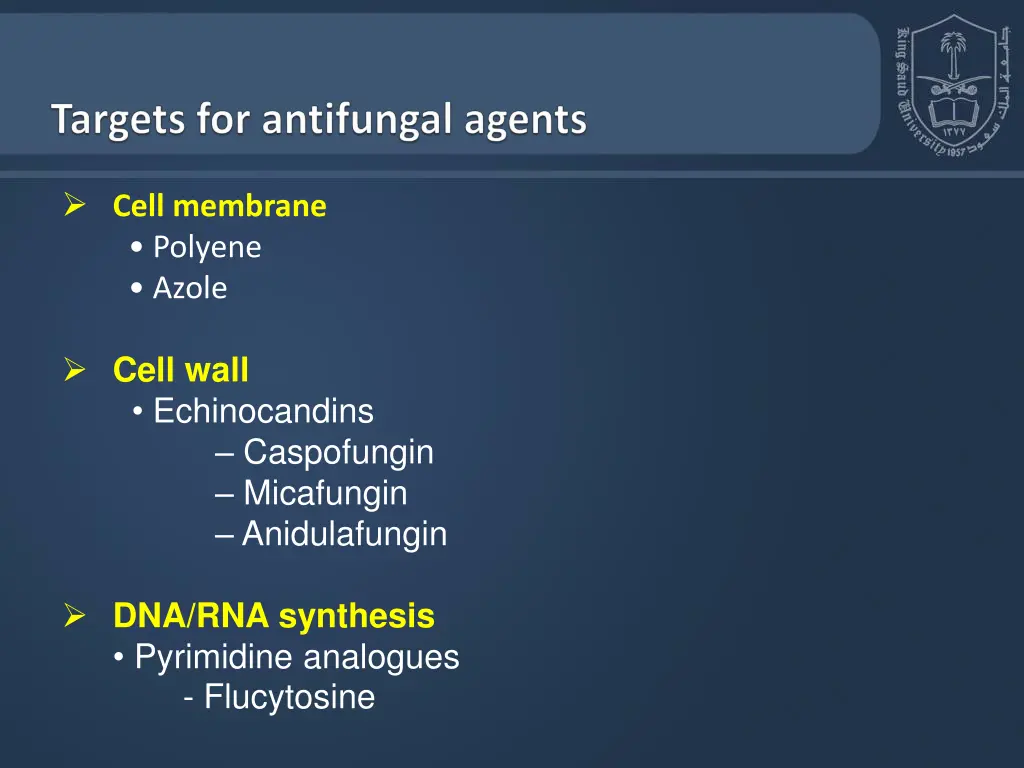 cell membrane polyene azole cell wall