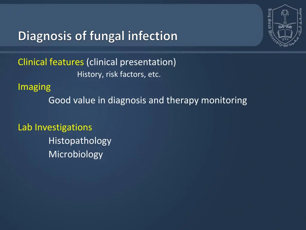 clinical features clinical presentation history