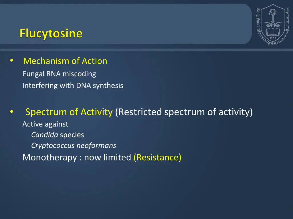 mechanism of action fungal rna miscoding