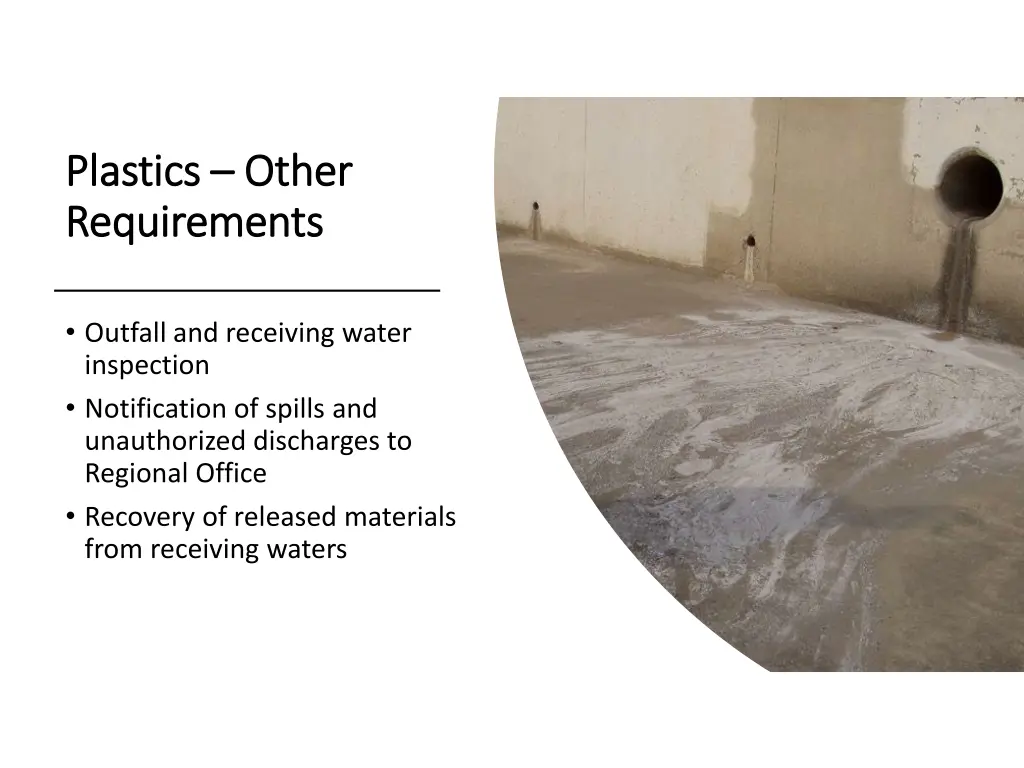 plastics plastics other requirements requirements