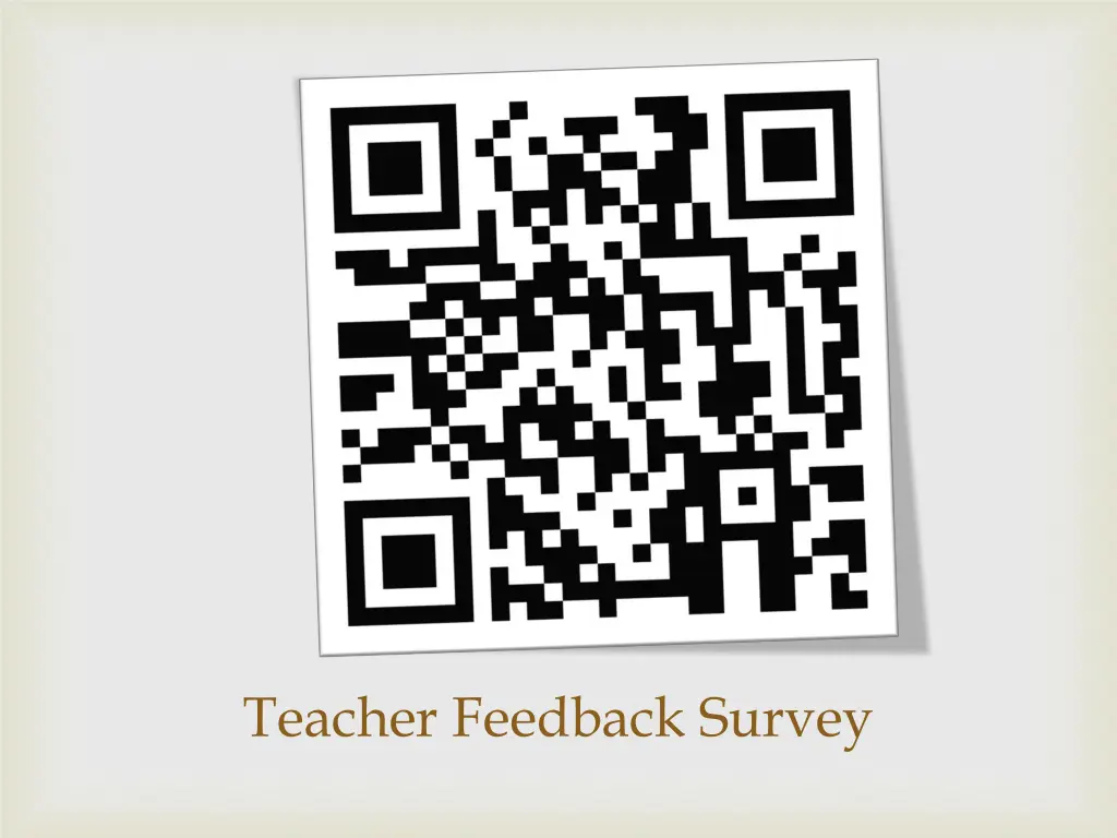 teacher feedback survey