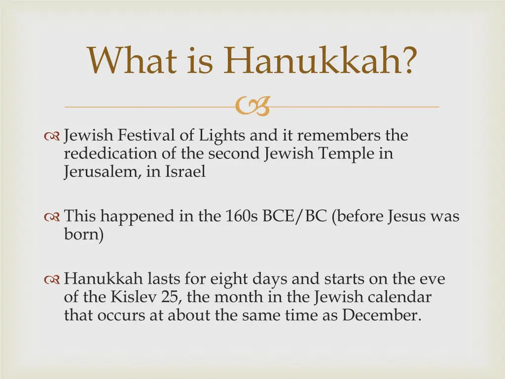 what is hanukkah