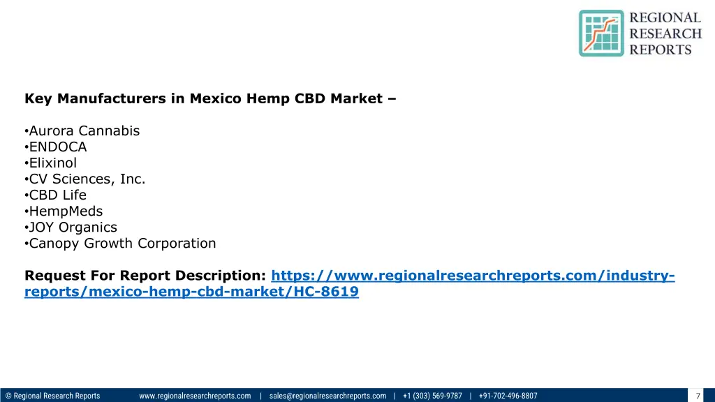 key manufacturers in mexico hemp cbd market