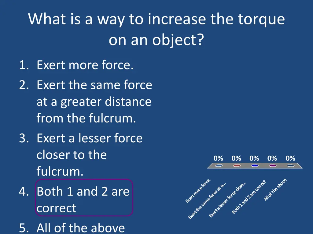 what is a way to increase the torque on an object