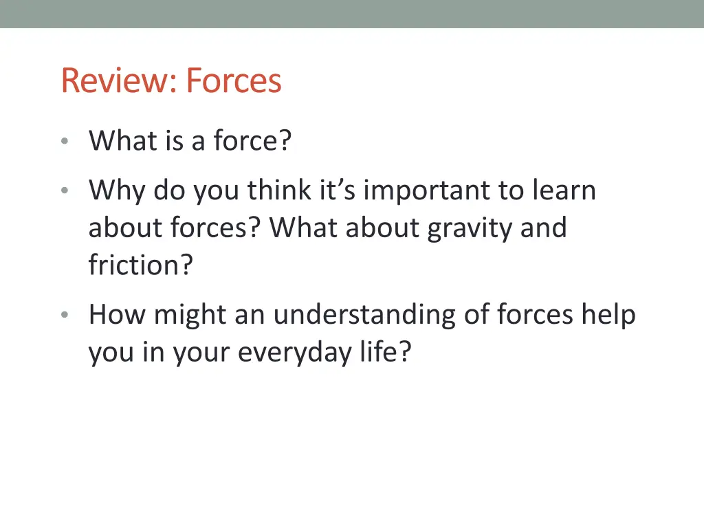 review forces