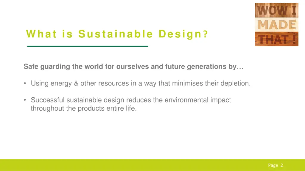 what is sustainable design