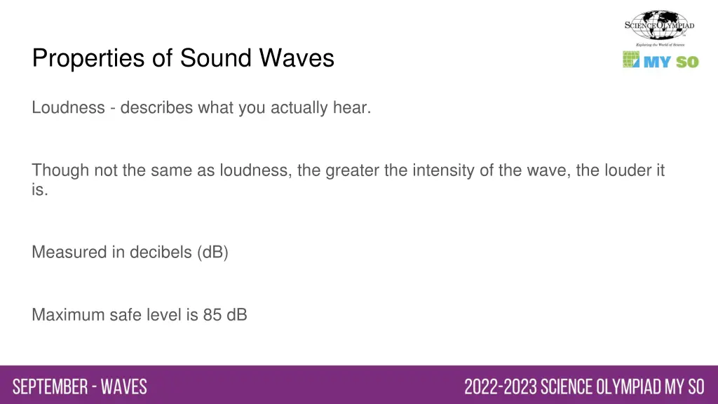 properties of sound waves 2