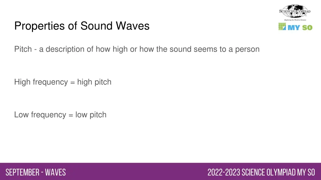 properties of sound waves 4