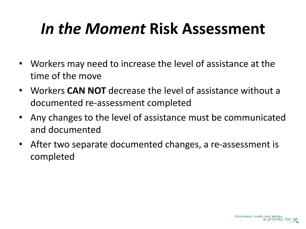 in the moment risk assessment 1