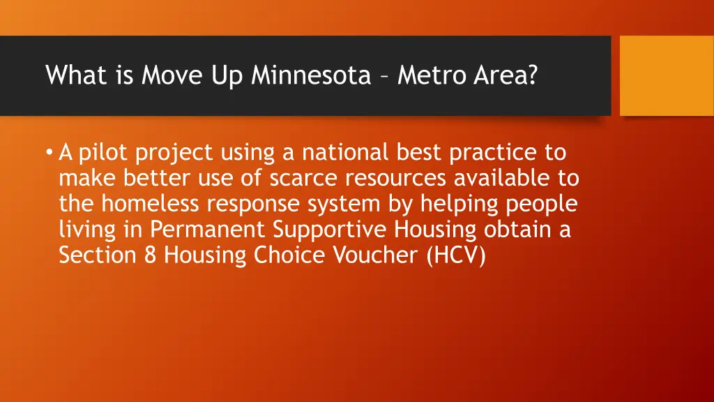 what is move up minnesota metro area