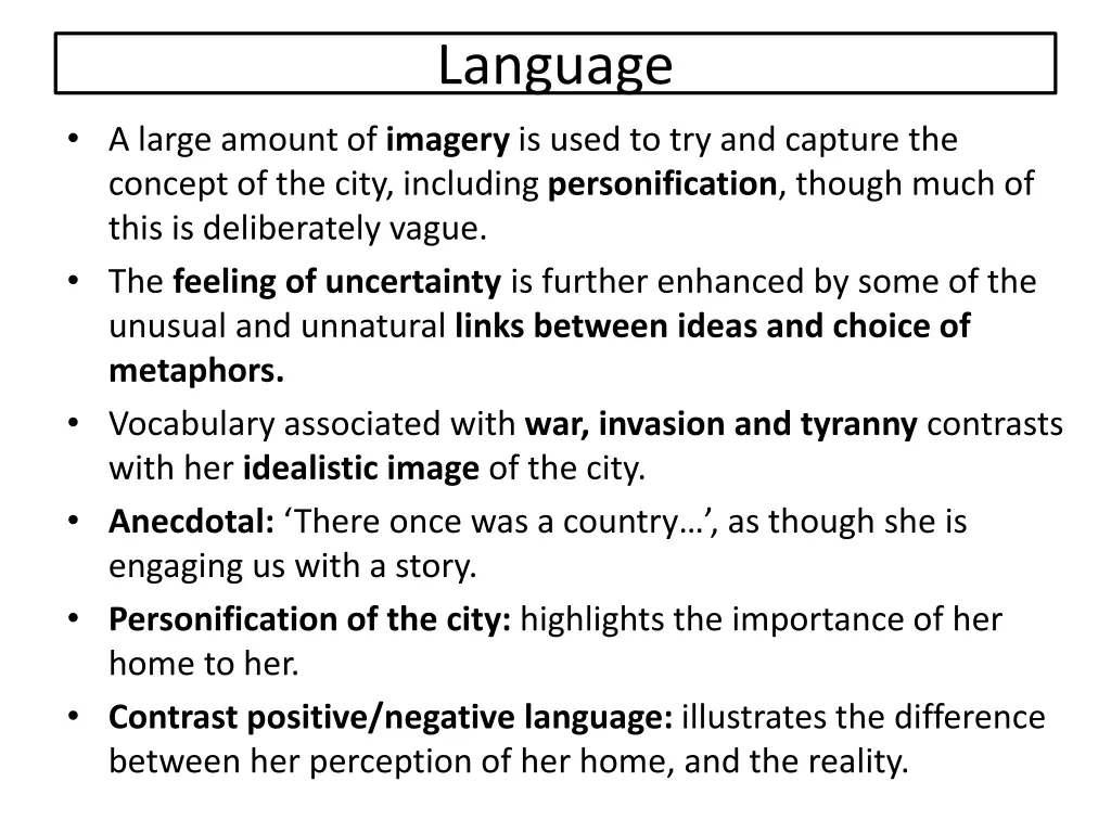 language