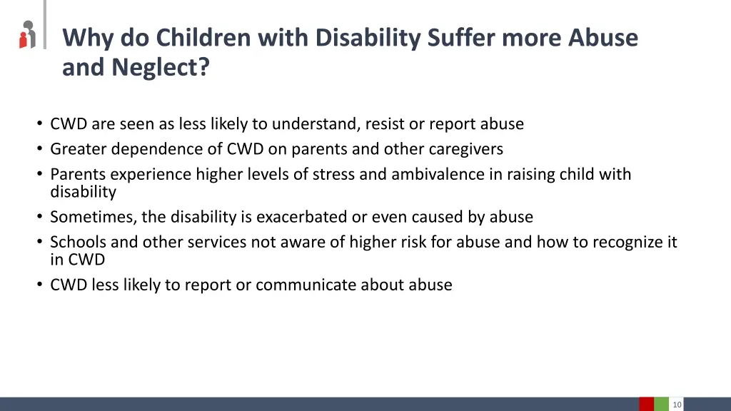 why do children with disability suffer more abuse