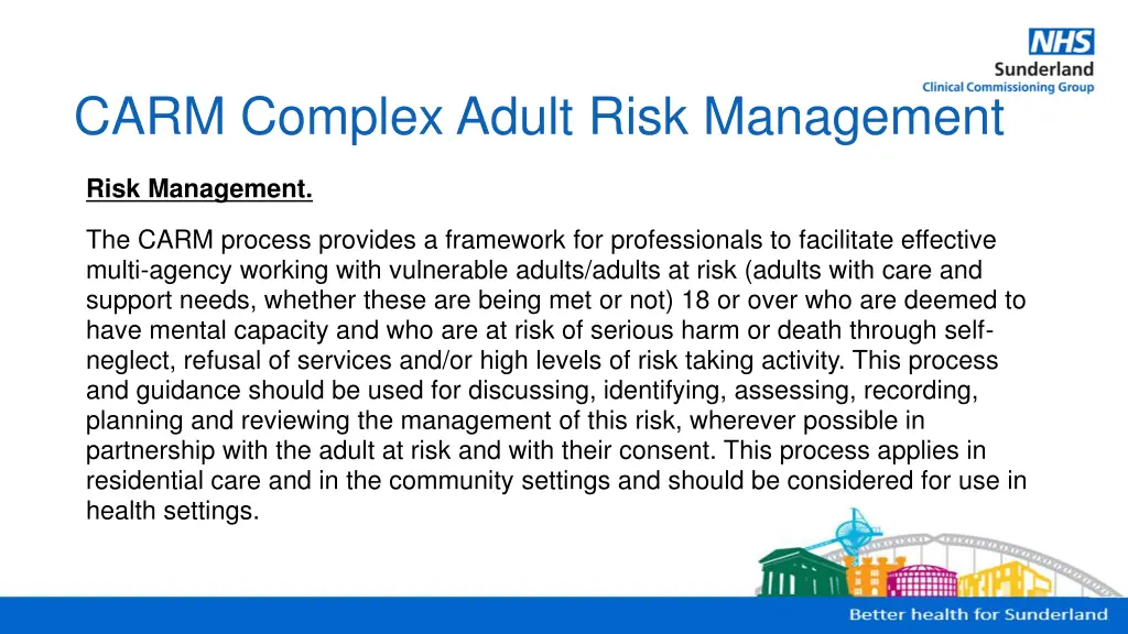 carm complex adult risk management