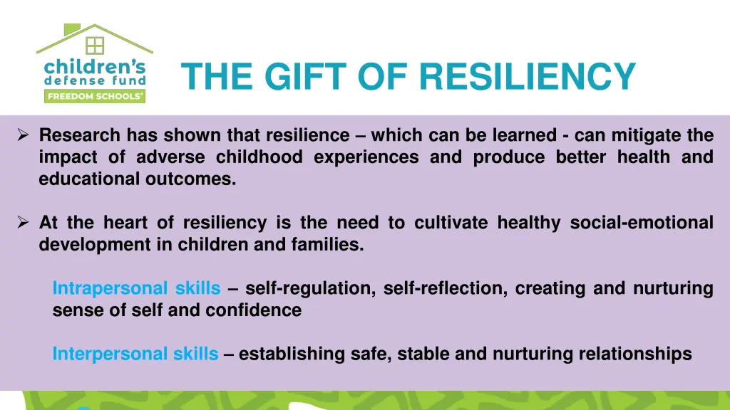 the gift of resiliency