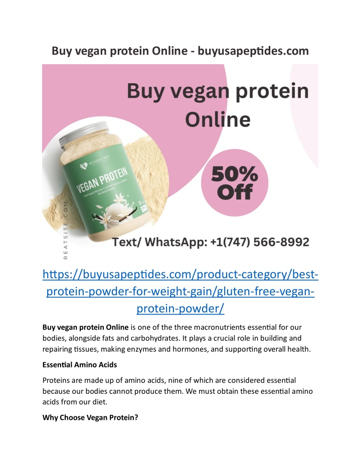 buy vegan protein online buyusapeptides com