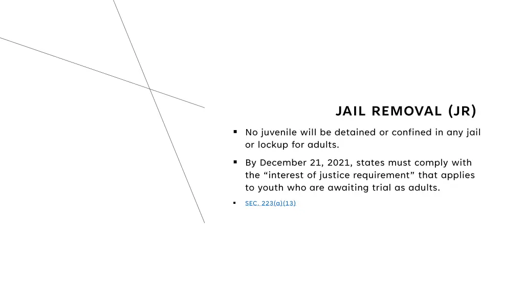 jail removal jr