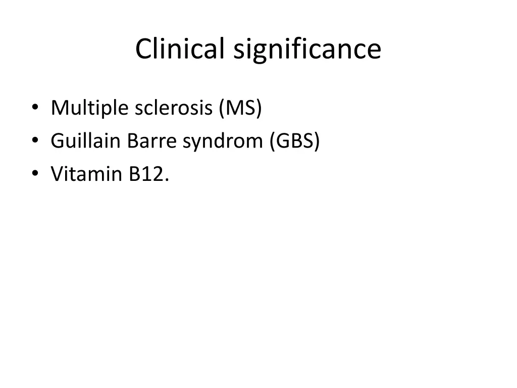 clinical significance