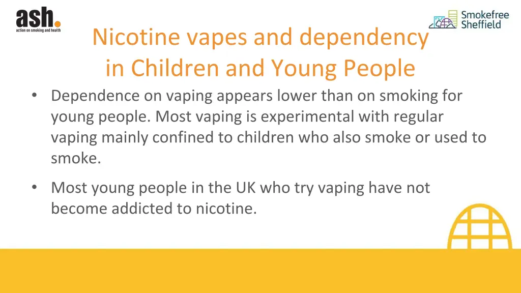 nicotine vapes and dependency in children