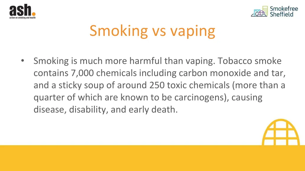 smoking vs vaping