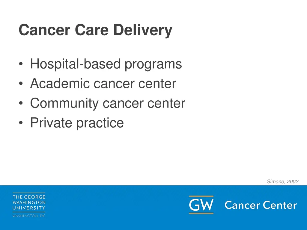 cancer care delivery