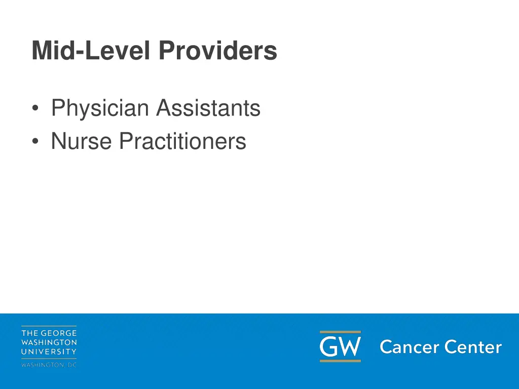 mid level providers