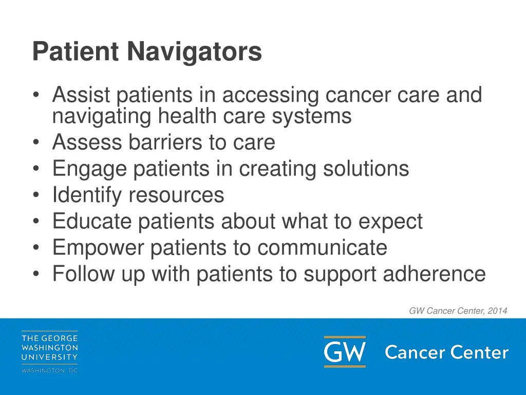 patient navigators