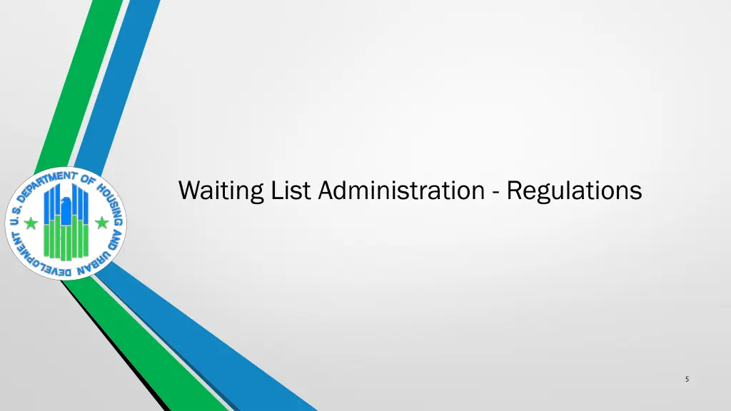 waiting list administration regulations