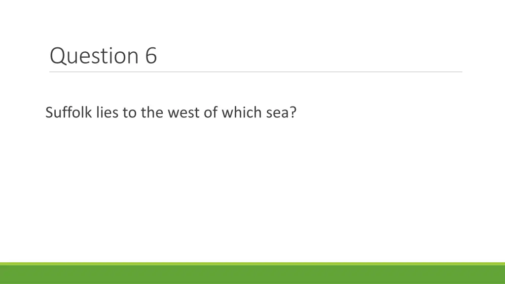 question 6