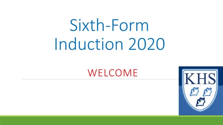 sixth form induction 2020