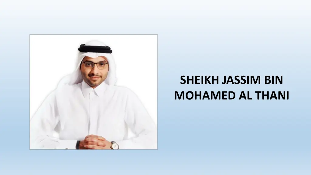 sheikh jassim bin mohamed al thani