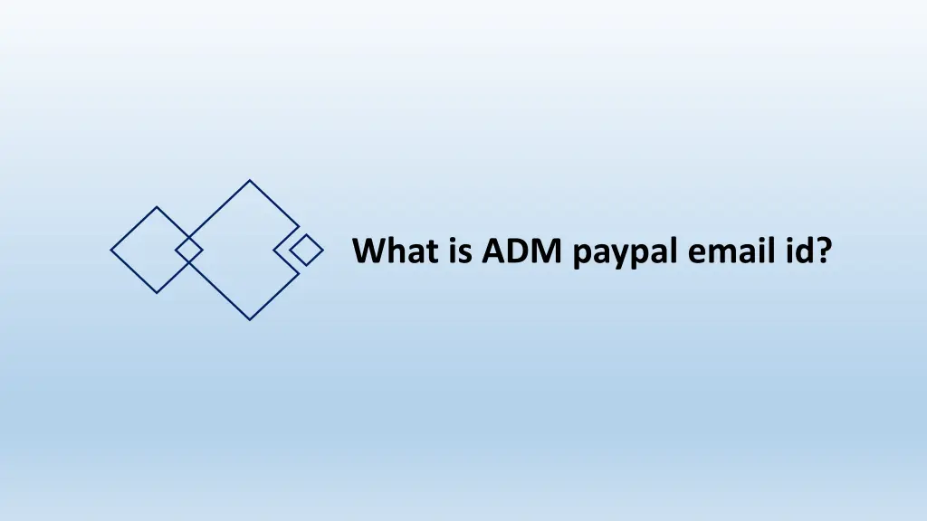 what is adm paypal email id