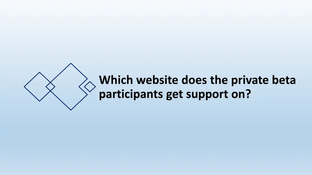 which website does the private beta participants