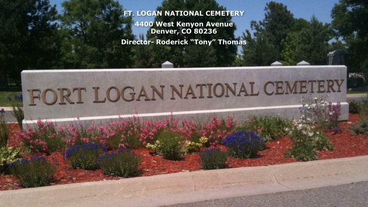 ft logan national cemetery 4400 west kenyon