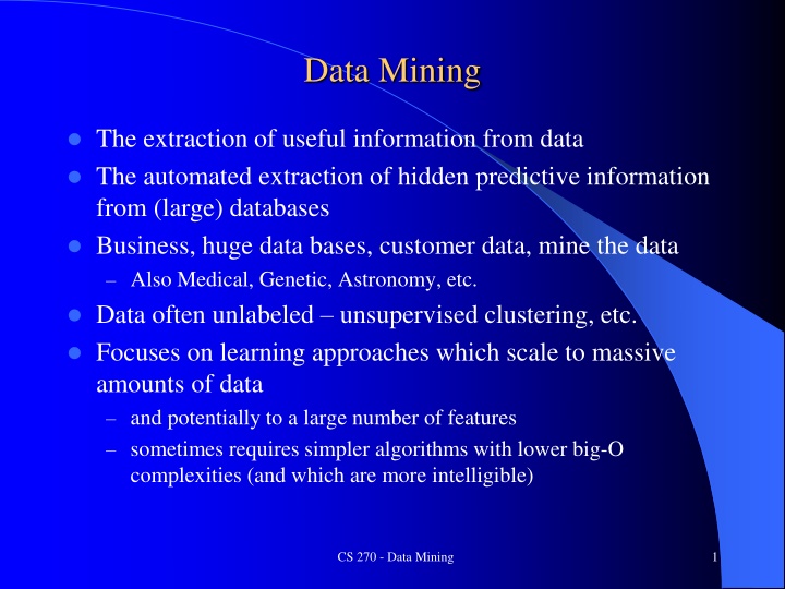 data mining