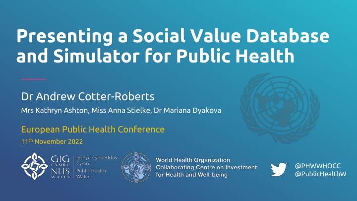 presenting a social value database and simulator