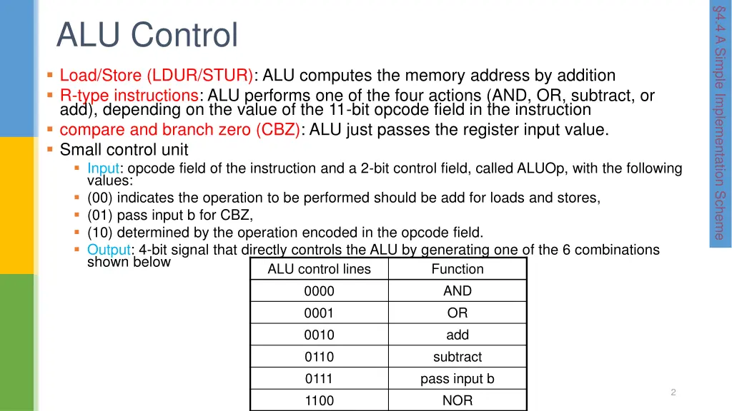 4 4 a simple implementation scheme