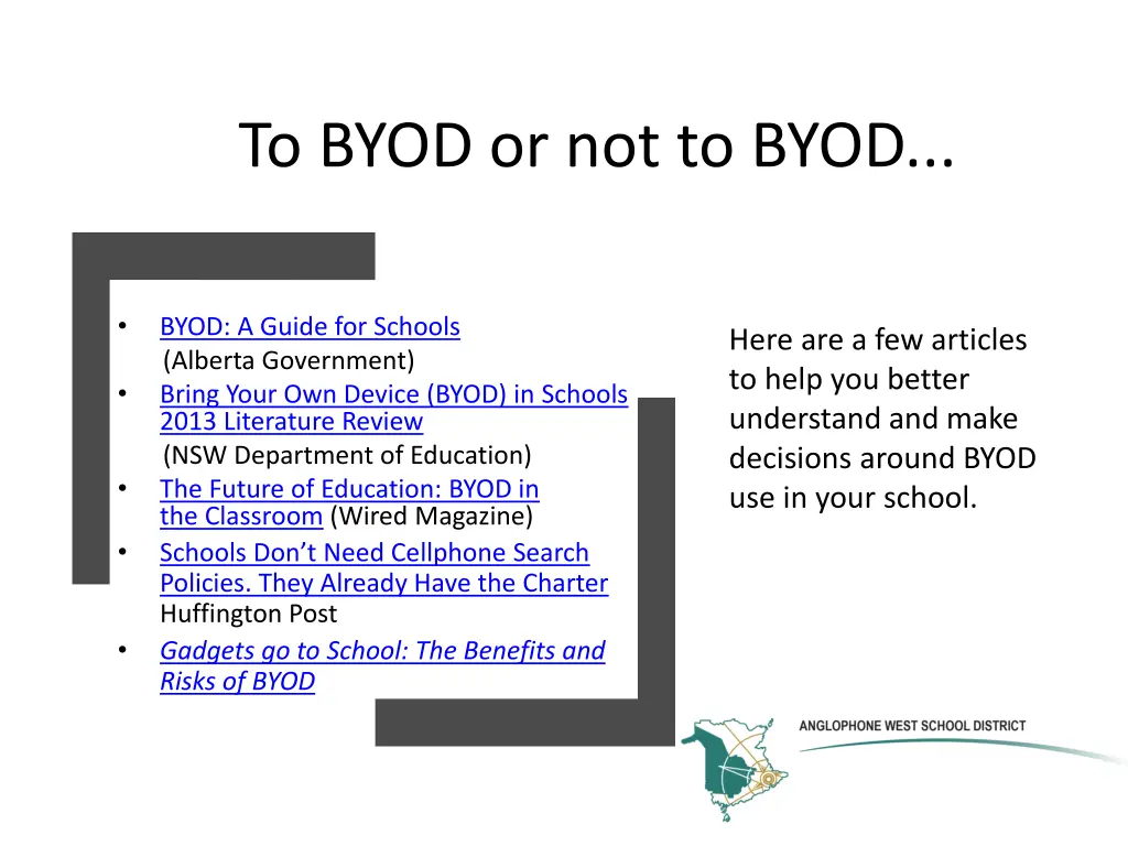 to byod or not to byod