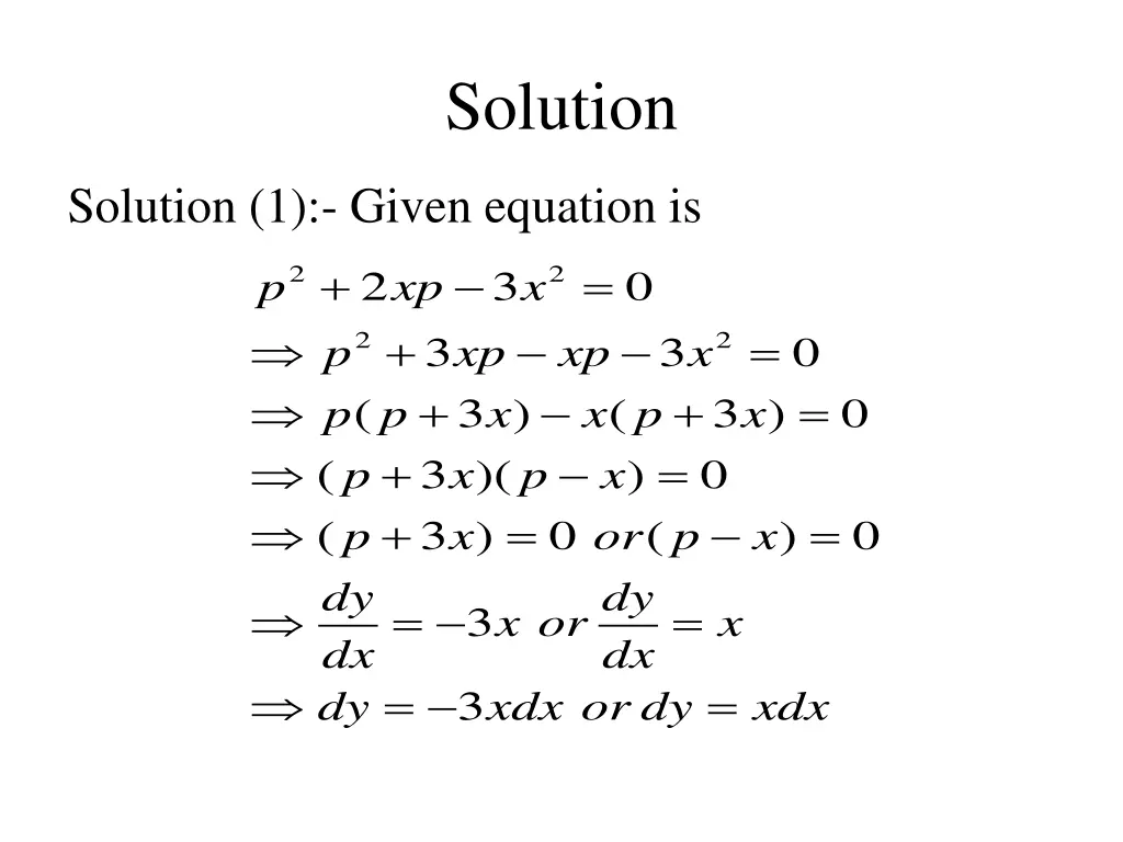 solution