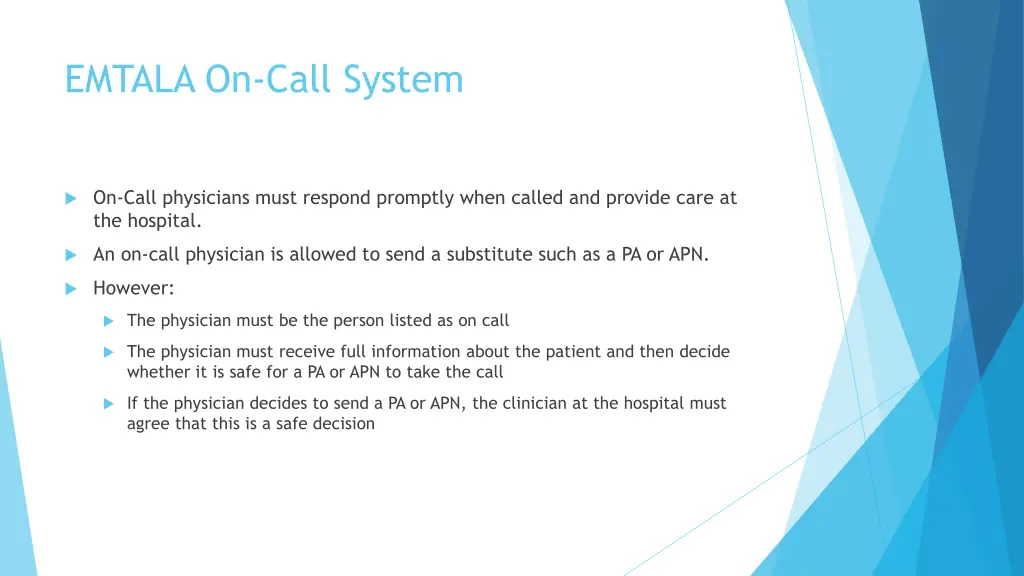 emtala on call system 1