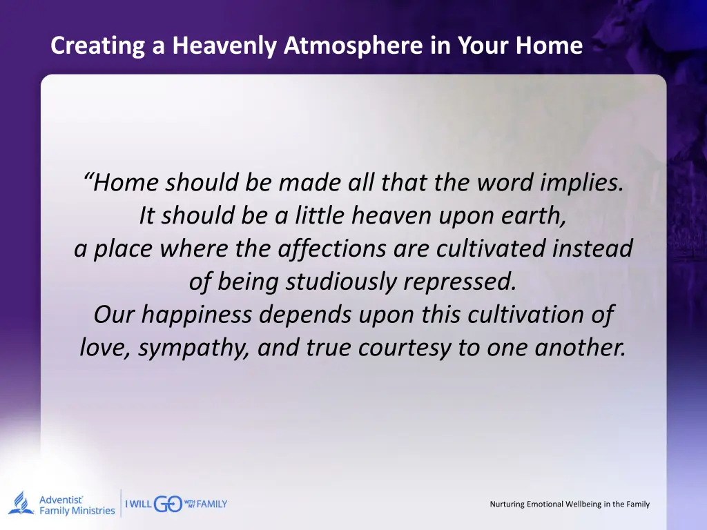 creating a heavenly atmosphere in your home