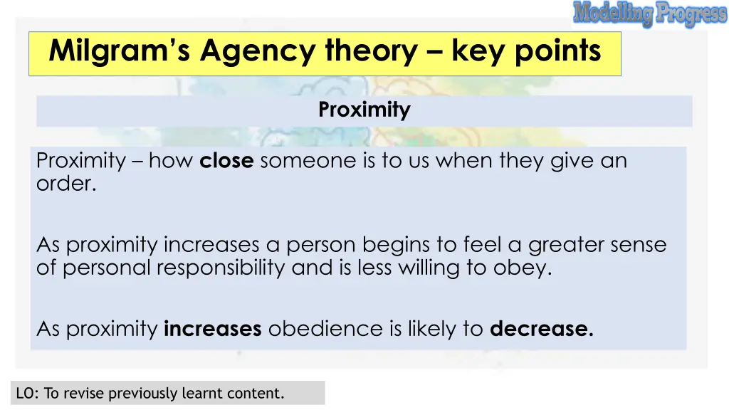 milgram s agency theory key points 3