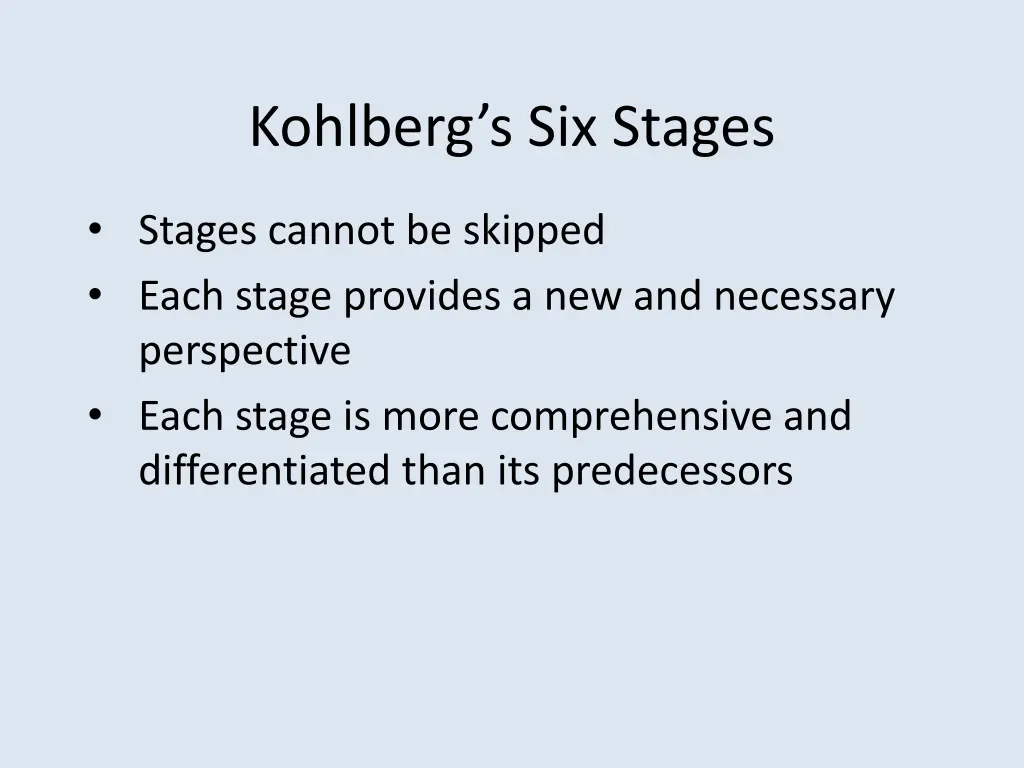 kohlberg s six stages