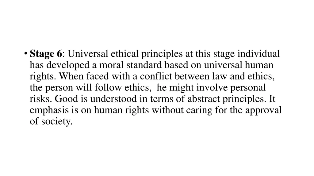 stage 6 universal ethical principles at this