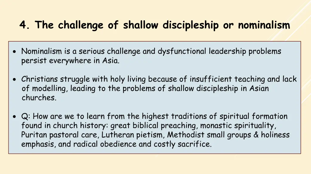 4 the challenge of shallow discipleship