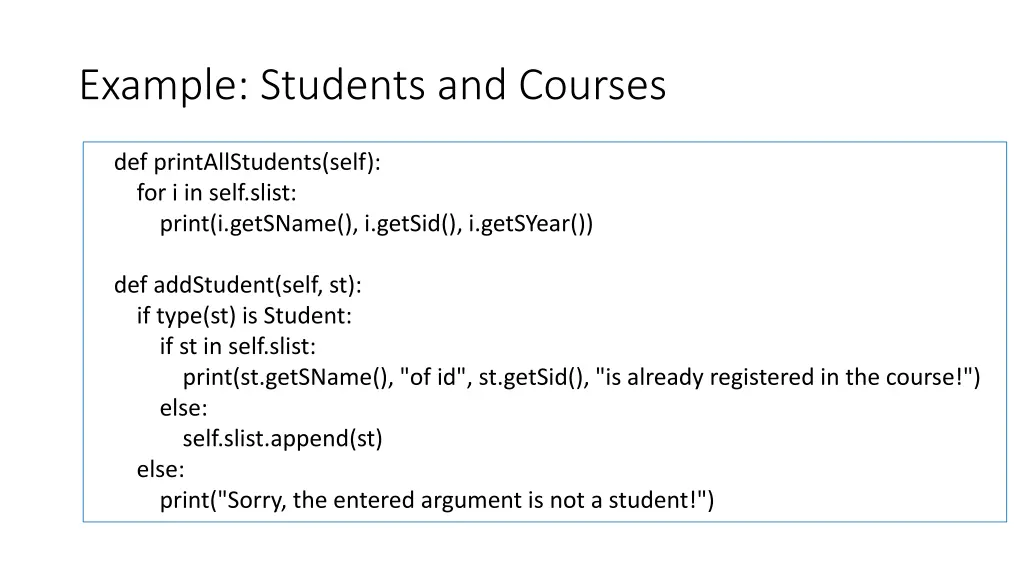 example students and courses 4