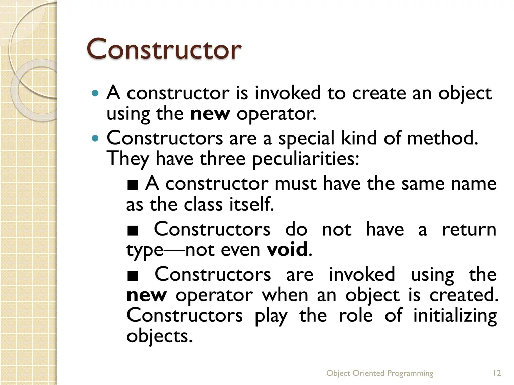 constructor