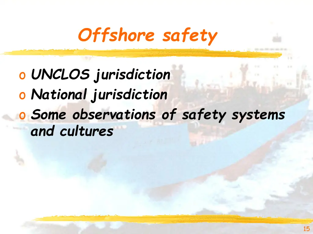 offshore safety