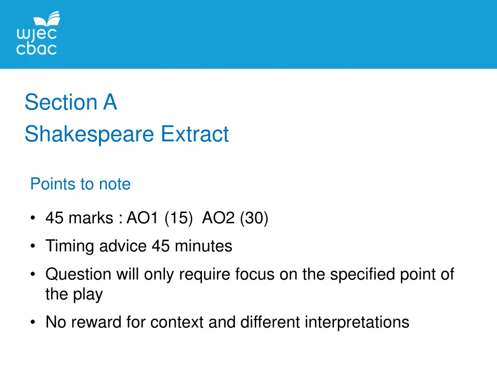 section a shakespeare extract